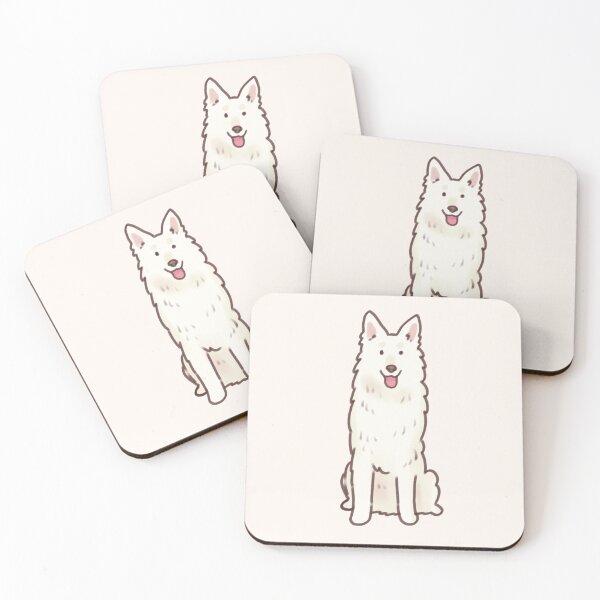 Item preview, Cute White Swiss Shepherd designed and sold by Artofmayara.