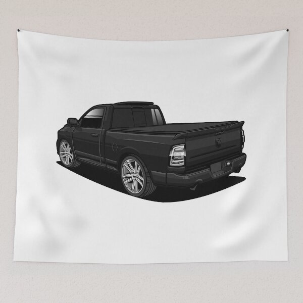 Item preview, Ram 1500 Pickup Black designed and sold by vektoranda.