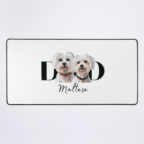 Item preview, Minimalistic aesthetic Dad of two Maltese Dog designed and sold by GoodyPaws.