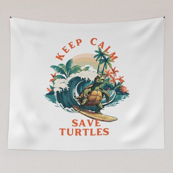 Item preview, keep calm save the turtles  designed and sold by yuki-hana.