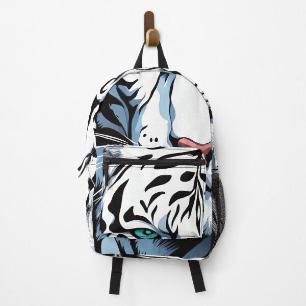 Item preview, White tiger surrounded by ornaments and flowers V2 designed and sold by Salimgor Hangaround Music.
