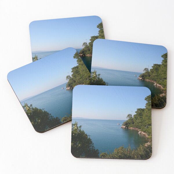 Item preview, The Rugged Pine Tree Coastline Gokova Gulf designed and sold by taiche.