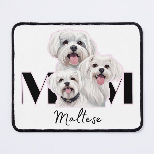 Item preview, Minimalistic aesthetic Mom of three Maltese Dog designed and sold by GoodyPaws.