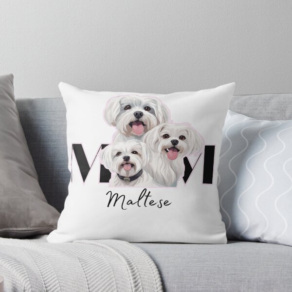 Item preview, Minimalistic aesthetic Mom of three Maltese Dog  designed and sold by GoodyPaws.