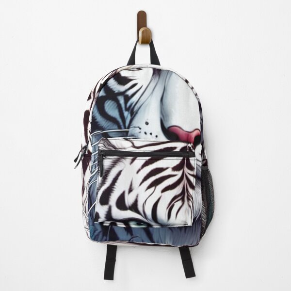 Item preview, White tiger with flowers and ornaments designed and sold by Salimgor Hangaround Music.