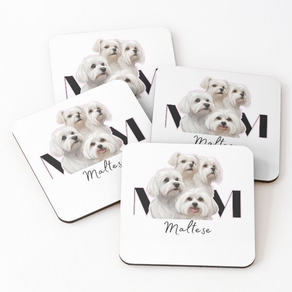 Item preview,  Minimalistic aesthetic Mom of Four Maltese Dog  designed and sold by GoodyPaws.