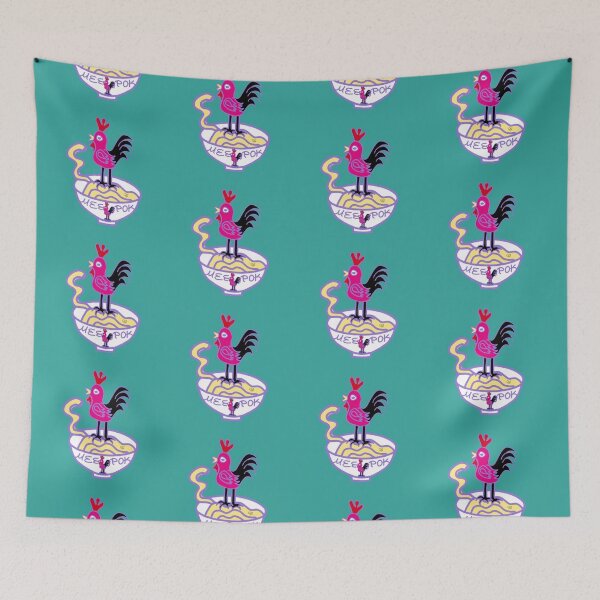 Item preview, LaMaisonOfMY A SINGAPOREAN TEE MEE POK NOODLES COLLECTION NO.5 GREEN designed and sold by LaMaisonOfMY.