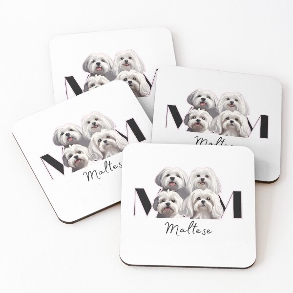 Item preview,  Minimalistic aesthetic Mom of Four Maltese Dog  designed and sold by GoodyPaws.