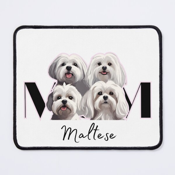 Item preview, Minimalistic aesthetic Mom of Four Maltese Dog designed and sold by GoodyPaws.