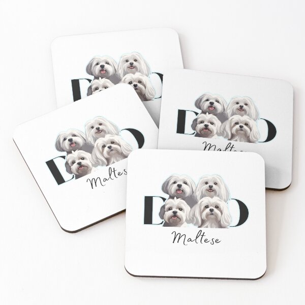 Item preview,  Minimalistic aesthetic Dad of Four Maltese Dog  designed and sold by GoodyPaws.