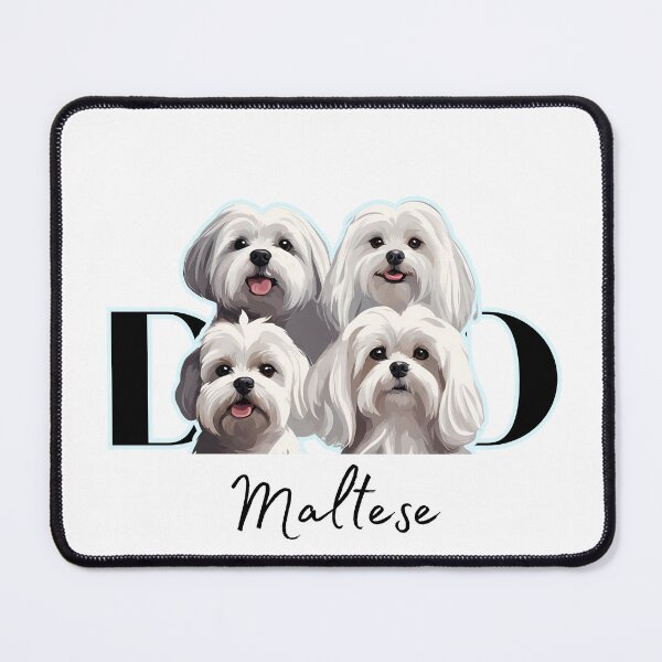Item preview, Minimalistic aesthetic Dad of Four Maltese Dog designed and sold by GoodyPaws.