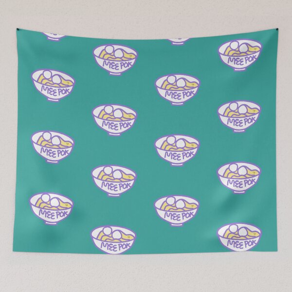 Item preview, LaMaisonOfMY A SINGAPOREAN TEE MEE POK NOODLES COLLECTION NO.7 GREEN designed and sold by LaMaisonOfMY.