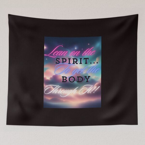 Item preview, Lean on the Spirit!! designed and sold by SunMoonBeyond.