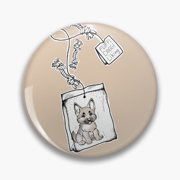 Item preview, cute doggie tea designed and sold by ventenart.