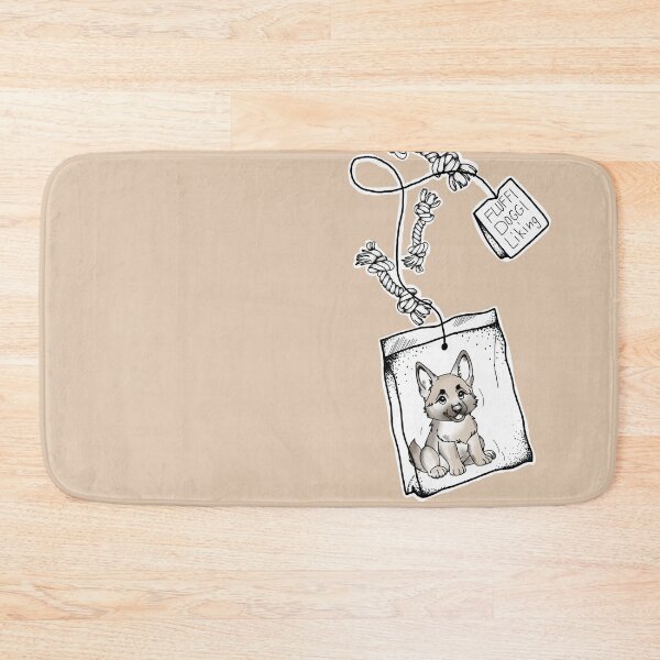 Item preview, cute doggie tea designed and sold by ventenart.
