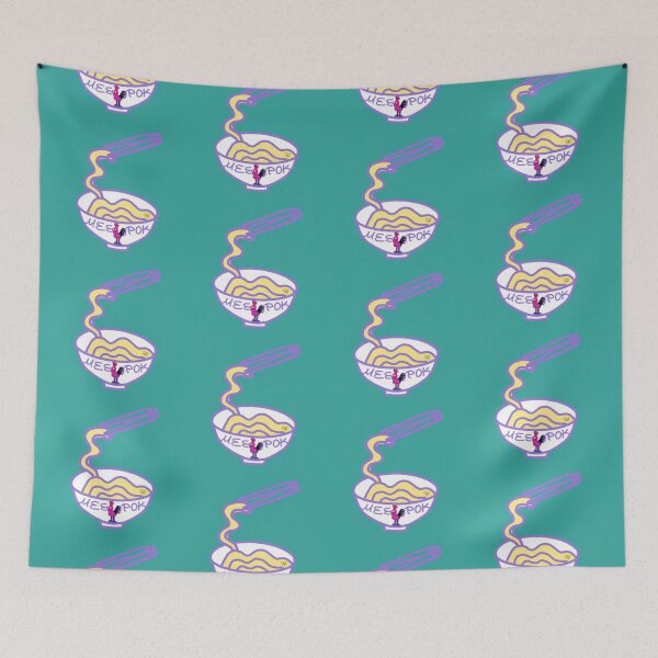 Item preview, LaMaisonOfMY A SINGAPOREAN TEE MEE POK NOODLES COLLECTION NO.8 GREEN designed and sold by LaMaisonOfMY.