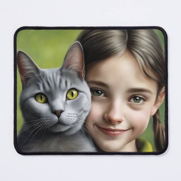 Item preview, Chartreux Cat & Human Companion #1 designed and sold by Annabelly321.