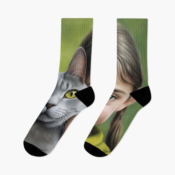 Item preview, Chartreux Cat & Human Companion #1 designed and sold by Annabelly321.
