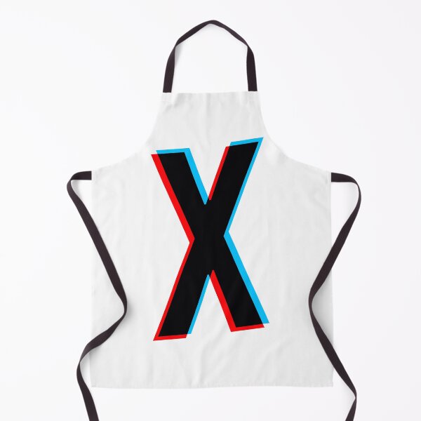 Item preview, Black letter X with red and blue lines designed and sold by MUJU-pixel.