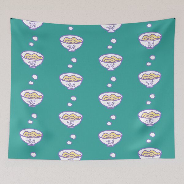 Item preview, LaMaisonOfMY A SINGAPOREAN TEE MEE POK NOODLES COLLECTION NO.9 GREEN designed and sold by LaMaisonOfMY.