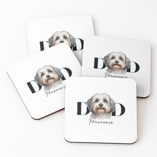 Item preview, Minimalistic aesthetic Dad of Hvaanese Dog  designed and sold by GoodyPaws.
