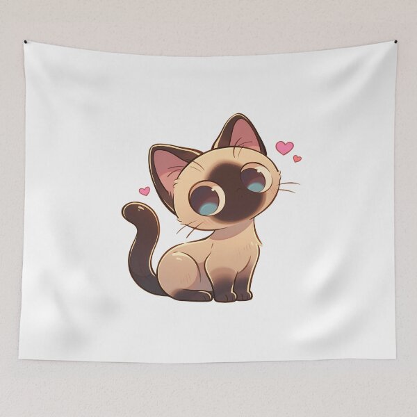 Item preview, Cute Siamese Cat designed and sold by KNAA.