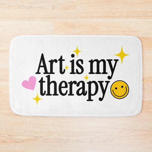 Artikelvorschau, Kunst ist meine Therapie - Grafikdesigner | UX-Designer | Produktdesigner | UI-Designer Aufkleber entworfen und verkauft von PoshPixel.