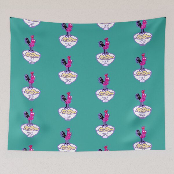 Item preview, LaMaisonOfMY A SINGAPOREAN TEE MEE POK NOODLES COLLECTION NO.10 GREEN designed and sold by LaMaisonOfMY.