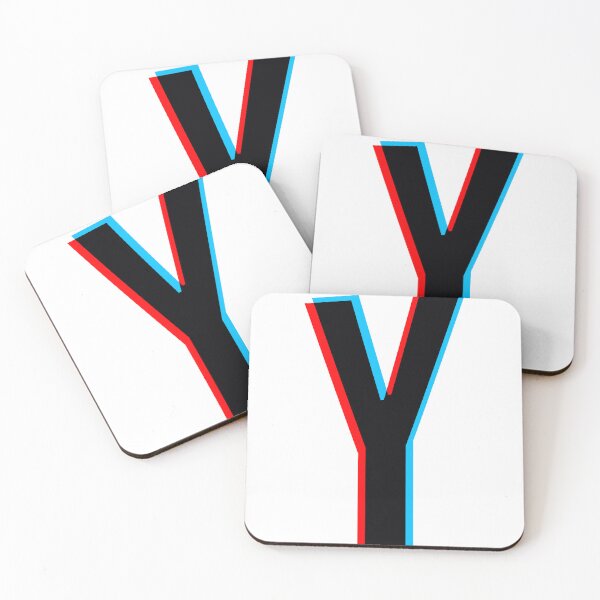Item preview, Black letter Y with red and blue lines designed and sold by MUJU-pixel.