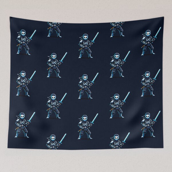 Item preview, Ninja Skeleton: Pixelated Shadow Warrior designed and sold by Ronny-Owiso.