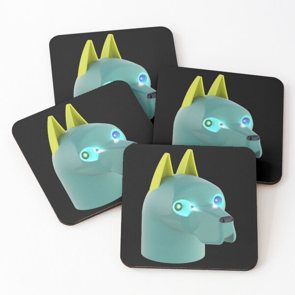 Item preview, Dark Green Dog Yellow Ears Bright Eyes designed and sold by Dog-Planet.