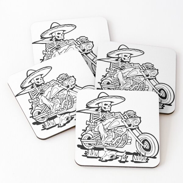 Item preview, Sombrero Skeleton Rider designed and sold by HipMadeArt.