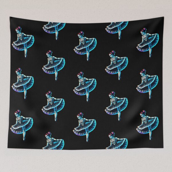 Item preview, Ballet Dancer Skeleton: Pixelated Elegance designed and sold by Ronny-Owiso.