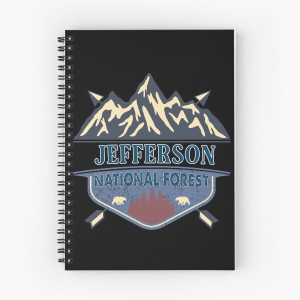 Item preview, Jefferson National forest  designed and sold by graphic-map.