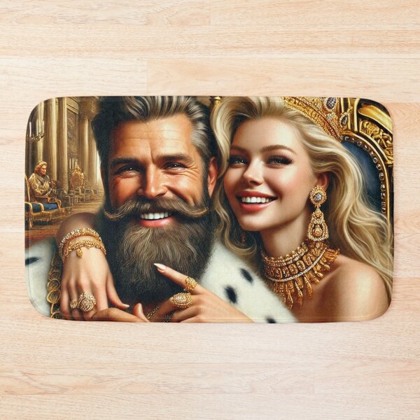 Item preview, Funny Royal Portrait Model 010, King and his Queen designed and sold by Devaland13.