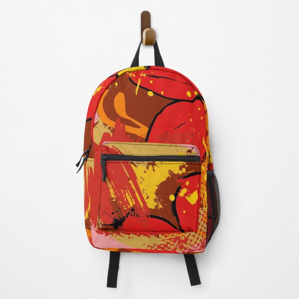 Item preview, abstract red flower design designed and sold by pauloneill-art.