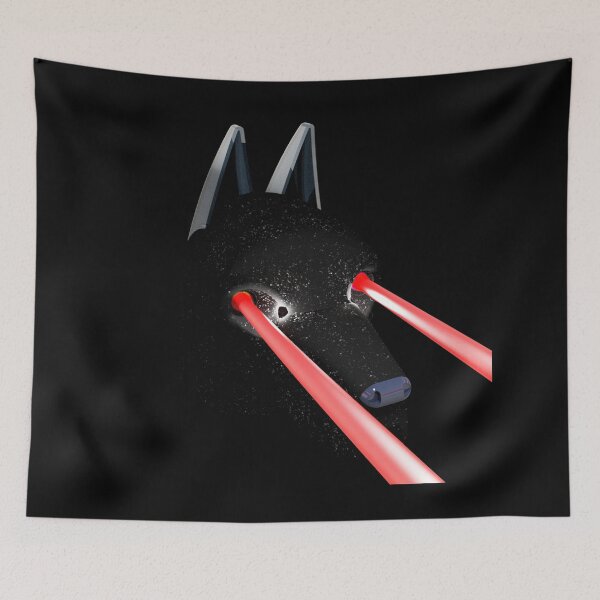 Item preview, Black Dog Red Laserbeam Eyes designed and sold by Dog-Planet.