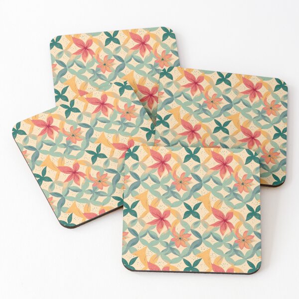 Item preview, Flora seamless repeat pattern A48 designed and sold by ArtsyAbode66.