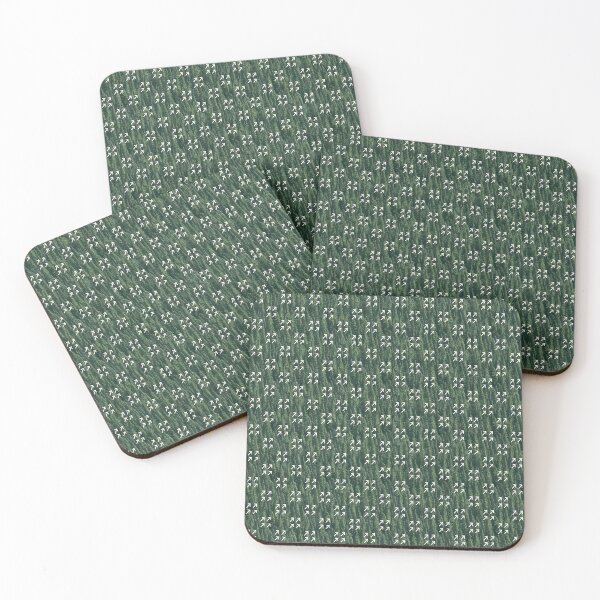 Item preview, A seamless pattern of white arrows pointing in different directions on a green background designed and sold by youme63.