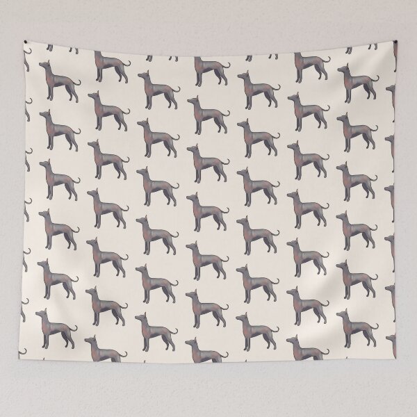 Item preview, Xoloitzcuintli dog illustration  designed and sold by Artofmayara.