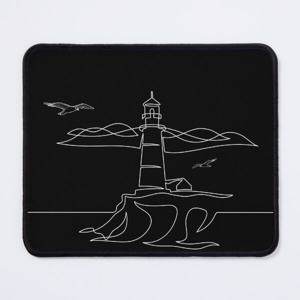 Item preview, Minimalist Lighthouse Serenity designed and sold by CraftyrCreator.