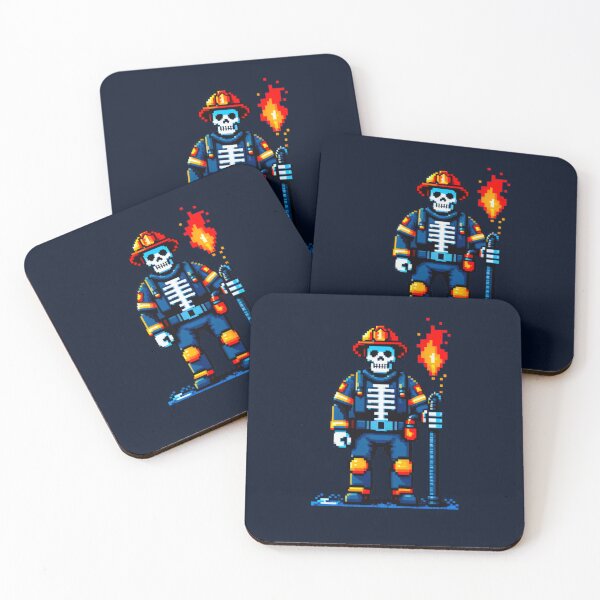 Item preview, Firefighter Skeleton: Brave and Bold designed and sold by Ronny-Owiso.