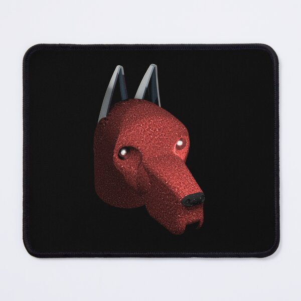 Item preview, Red Velvet Dog Silver Eyes designed and sold by Dog-Planet.