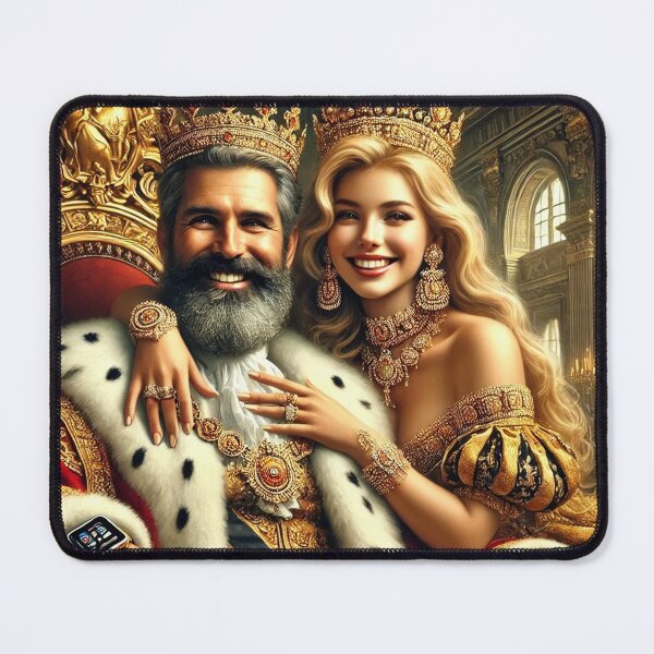 Item preview, Funny Royal Portrait Model 010, King and his Queen designed and sold by Devaland13.