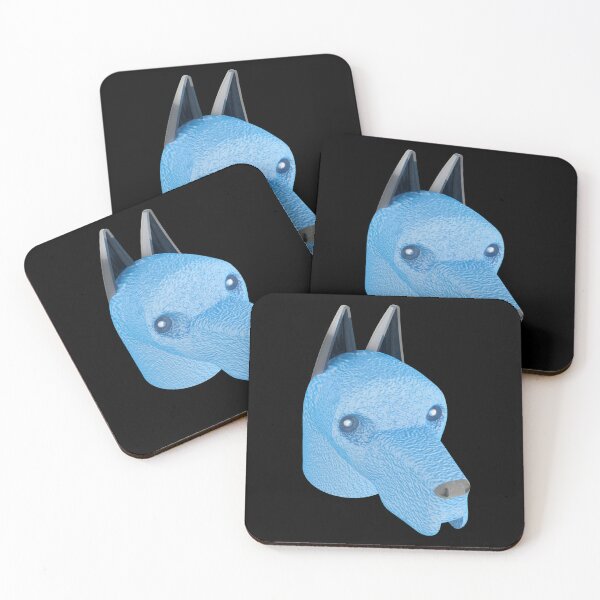 Item preview, Light Blue Dog Silver Eyes designed and sold by Dog-Planet.