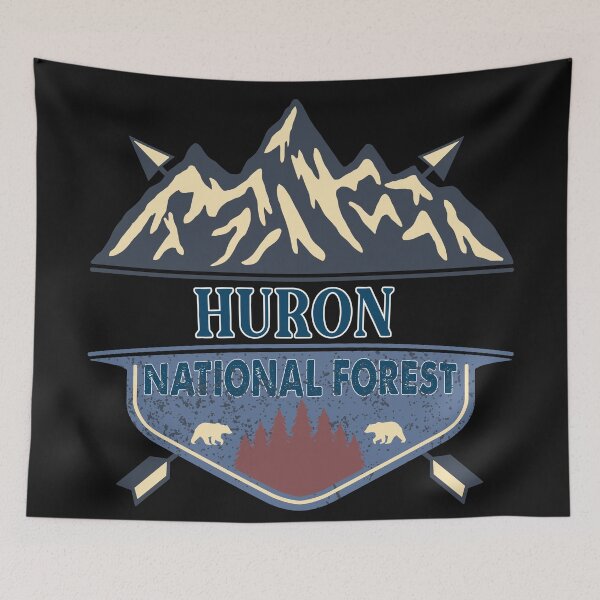 Item preview, Huron National forest  designed and sold by graphic-map.