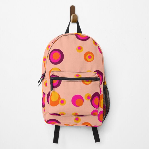 Item preview, Retro Inspired Stacked Circles on Peach designed and sold by JaygiesDesign.