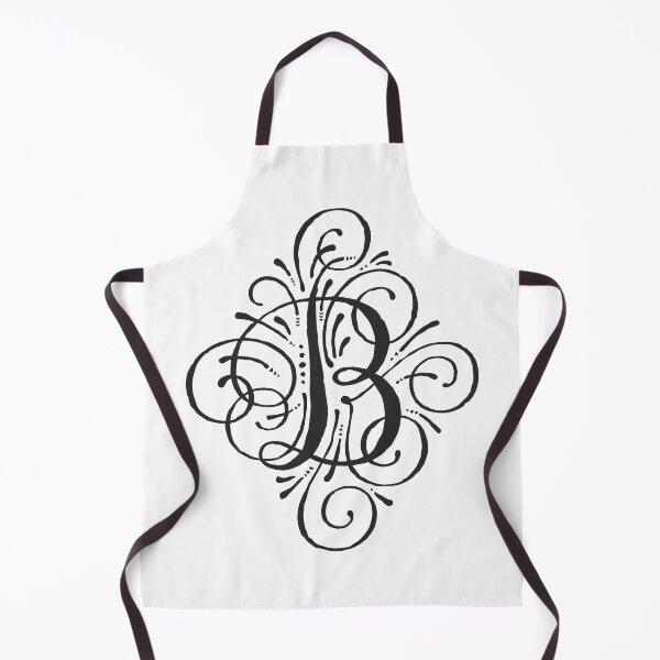 Item preview, Curly Letter B Monogram Black designed and sold by junkydotcom.