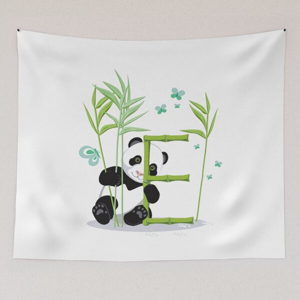 Item preview, Alphabet and Panda. The letter E  designed and sold by Alex  Blud.