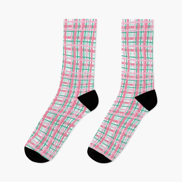 Item preview, Strawberry Pink and Mint Green Plaid  designed and sold by JaygiesDesign.